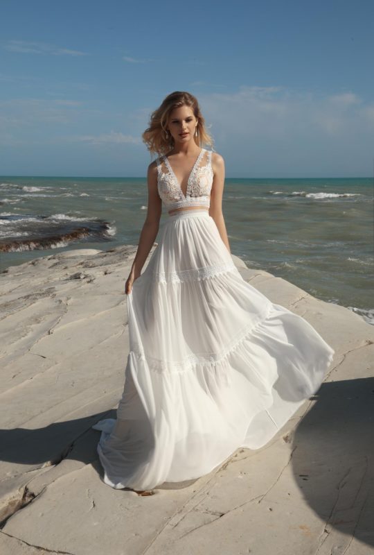 Suknia ślubna idealna na plażę